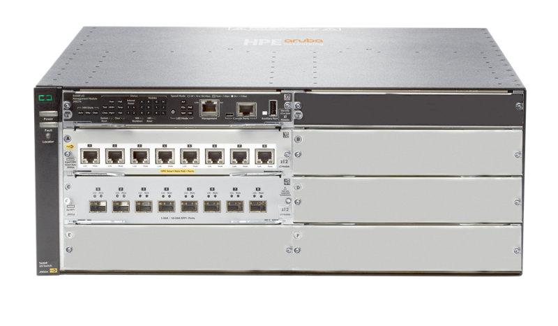 Aruba 5406R 8-port 1/2.5/5/10GBASE-T PoE+ / 8-port SFP+ (No PSU) v3 zl2 Switch