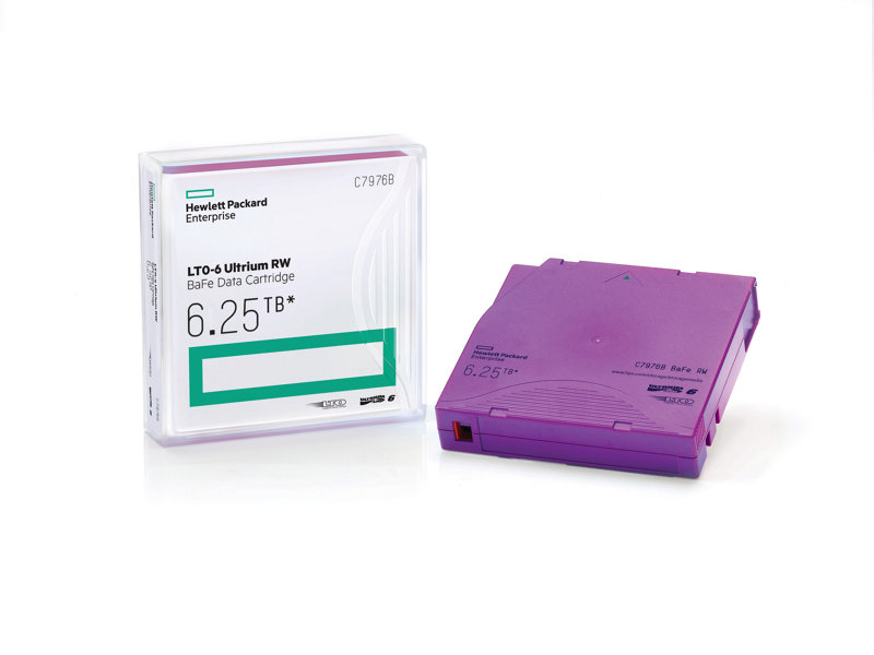 HPE LTO‑6 Ultrium 6.25TB RW Data Cartridge | HPE Store US