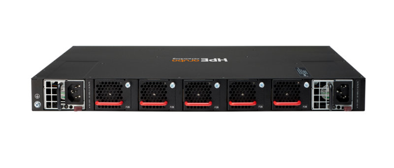 HPE Aruba Networking CX 8320 Switch Series Rear facing