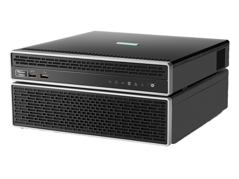 HPE ProLiant Thin Micro TM200 Server with Expansion Storage Box