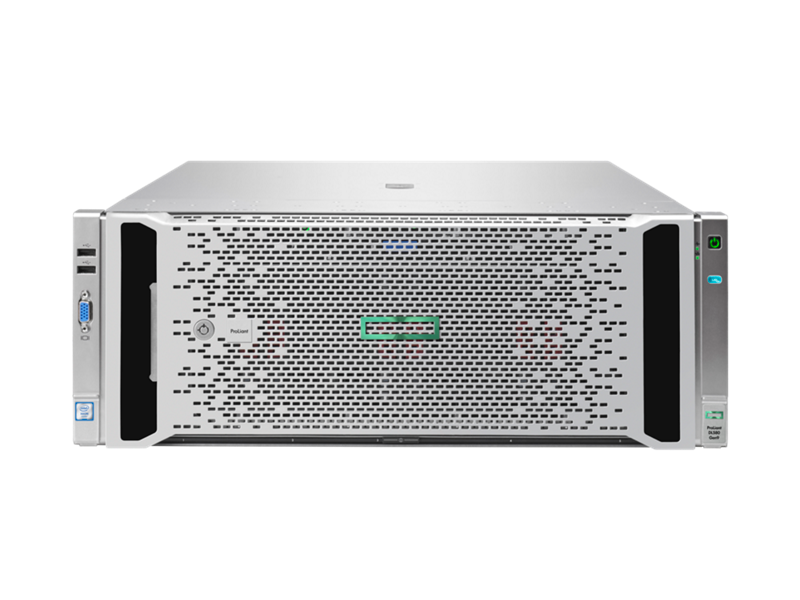 HPE ProLiant DL580 Gen9 Server, bezel on, front facing