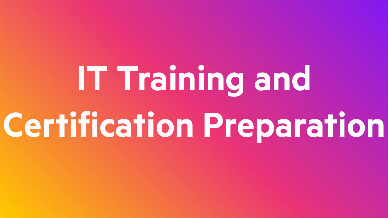 Default Image Subcategory level - IT training and certification preparation