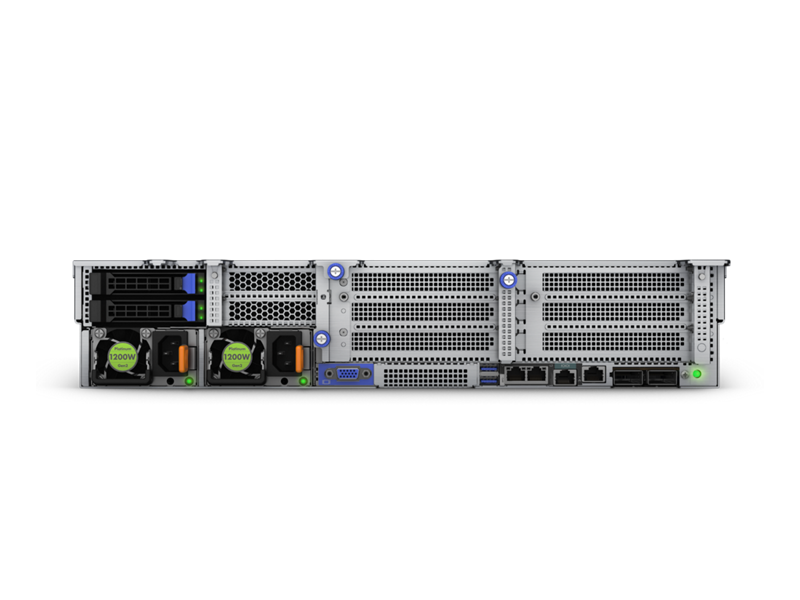 HPE Cloudline CL2200 Gen10 Server - Rear (SFF)