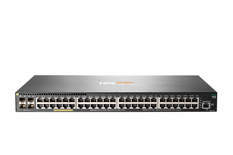 Aruba 2930F 48G PoE+ 4SFP Switch | HPE Store EMEA