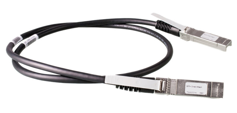 HPE FlexNetwork X240 10G SFP+ to SFP+ 1.2m Direct Attach Copper Cable, JD096C