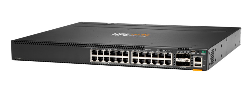 HPE Aruba Networking 6300M 24-port 1GbE and 4-port SFP56 Switch