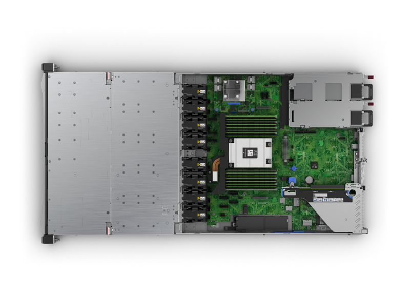 HPE DL325 Gen10 Plus Imagery - Top Down Interior