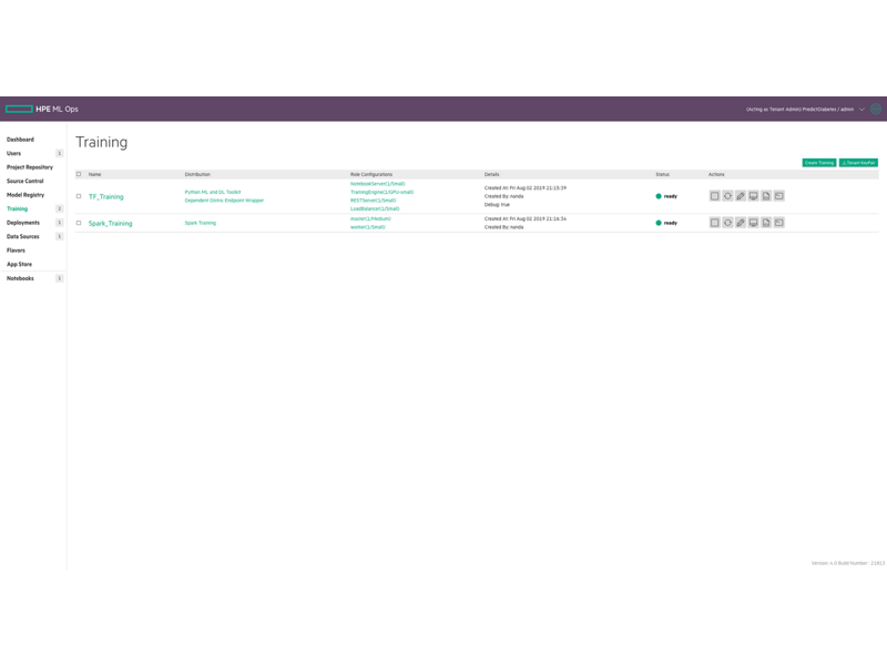 HPE Machine Learning Ops Software HPE Machine Learning Ops Software