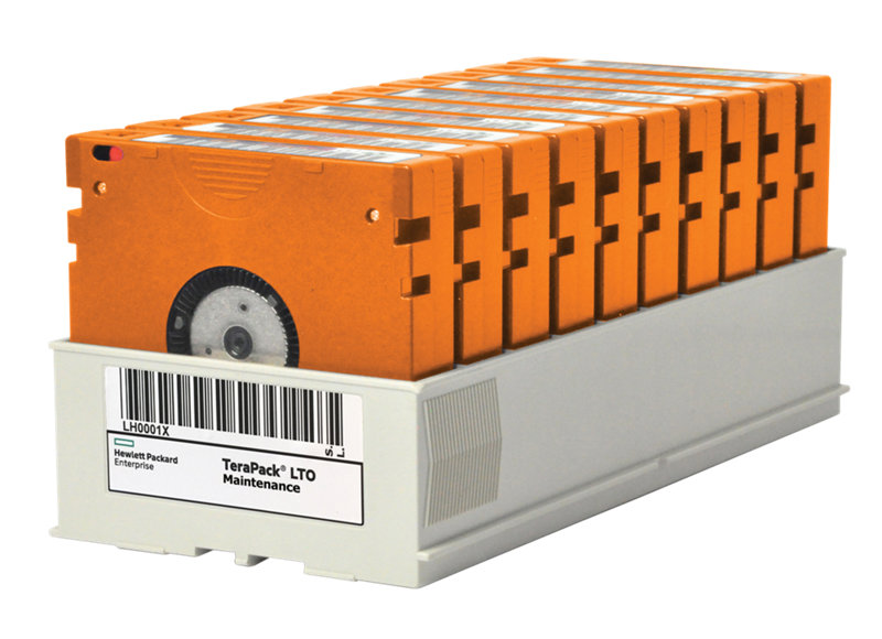 HPE Q1H03A LTO Terapack 10 Labeled Cleaning Tapes
