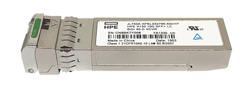 HPE X130 10G SFP+ LC BiDi 40km-Downlink Transceiver, JL740A