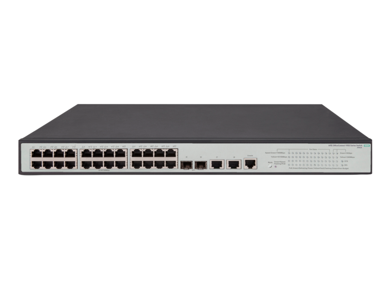 HPE OfficeConnect 1950-24G-2SFP+-2XGT-PoE+(370W) Switch, JG962A