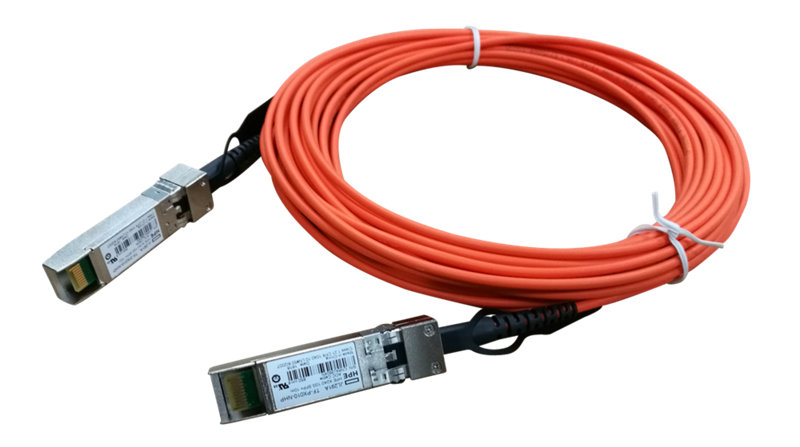 HPE X2A0 10G SFP+ to SFP+ 10m Active Optical Cable, JL291A