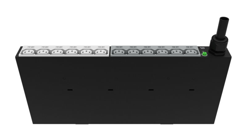 HPE G2 Basic 4.9kVA/L6-30P 24A/208V Outlets (12) C13/1U Horizontal NA/JP PDU