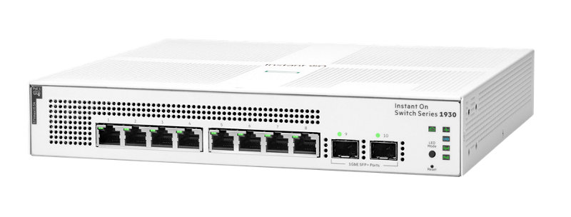 HPE Aruba Networking Instant On 1930 8G CL4 2SFP 124W Switch