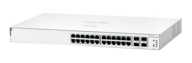 HPE Aruba Networking Instant On 1930 24G CL4 4SFP+ 195W Switch