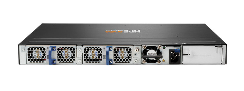 HPE Aruba Networking 6300M 48-port 1GbE and 4-port SFP56 Power-to-Port 2 Fan Trays 1 PSU Bundle