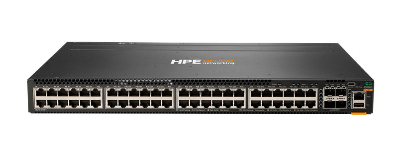 HPE Aruba Networking 6300M 48-port 1GbE and 4-port SFP56 Power-to-Port 2 Fan Trays 1 PSU Bundle