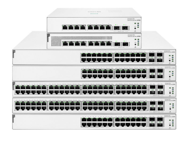 HPE Aruba Networking Instant On 1930 switch family