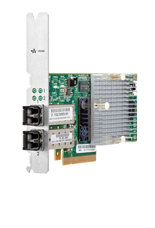 HP 3PAR StoreServ 7000 2-port 10Gb/sec iSCSI/FCoE Adapter