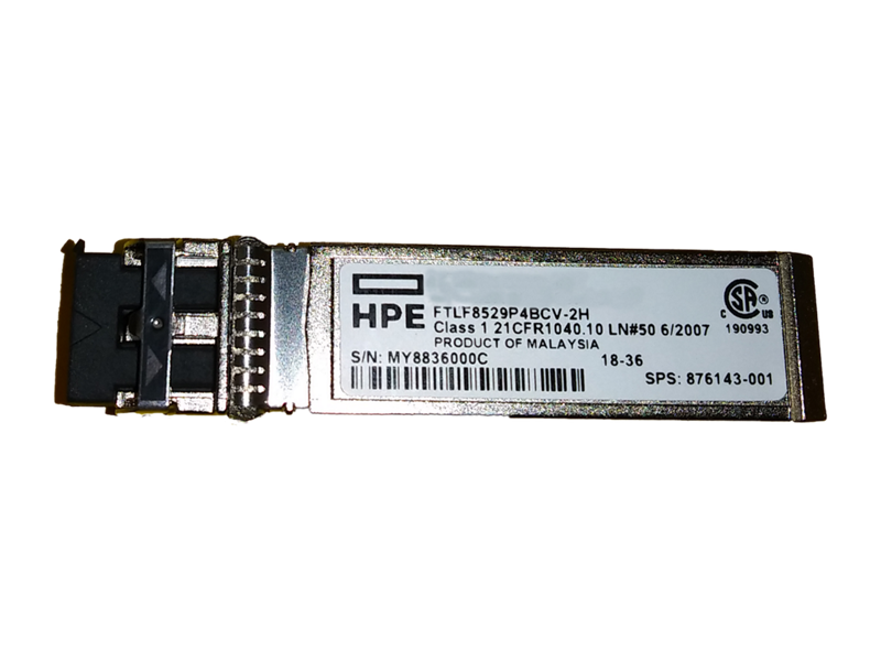 HPE 8Gb Short Wave Fibre Channel SFP+ 1 Pack Transceiver