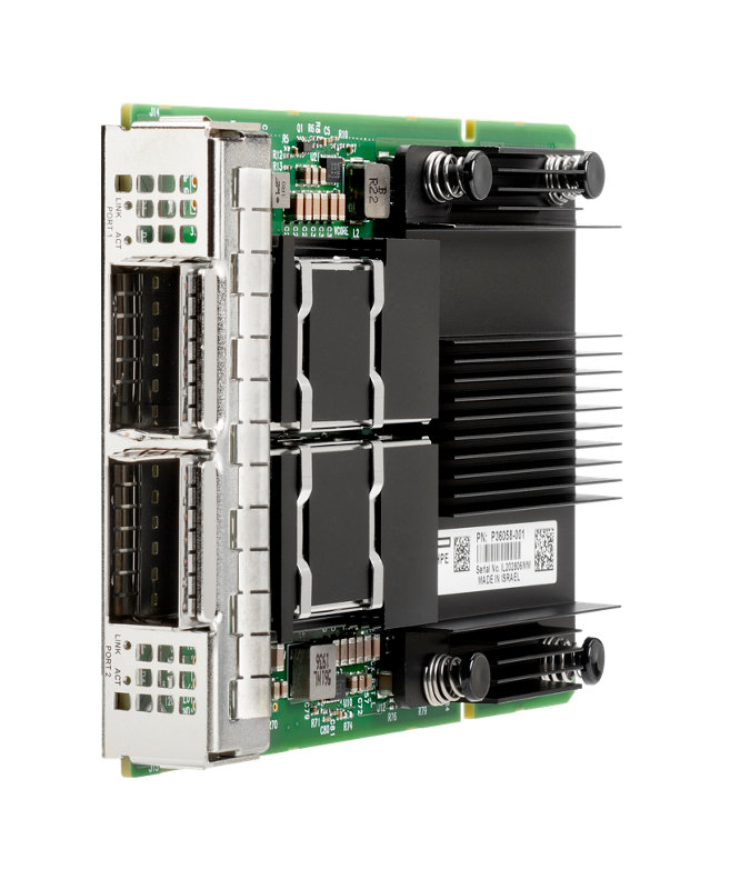 HPE InfiniBand HDR/Ethernet 200Gb 2-port QSFP56 PCIe4 x16 OCP3 MCX653436A-HDAI Adapter