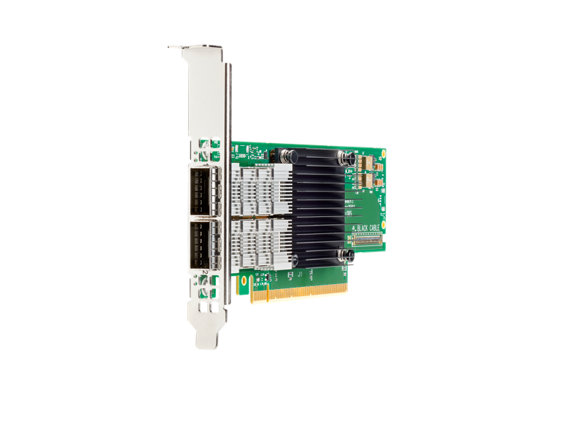 HPE InfiniBand HDR/Ethernet 200Gb 2-port QSFP56 PCIe4 x16 MCX653106A-HDAT Adapter