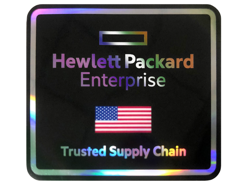 HPE Trusted Supply Chain label