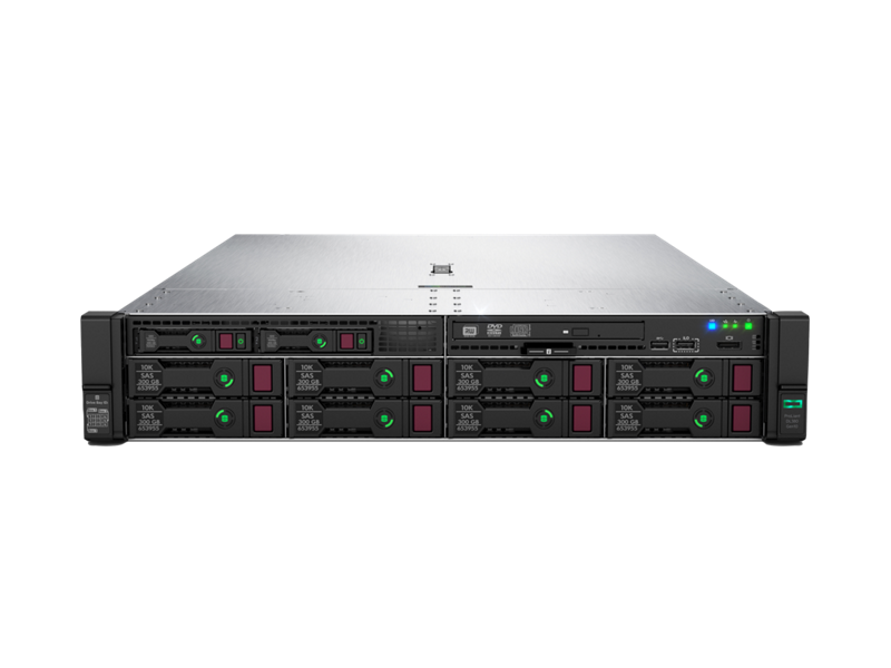 HPE ProLiant DL380 Gen10 4214R 1P 32GB-R P408i-a NC 8SFF 800 瓦电源服务器 Center facing