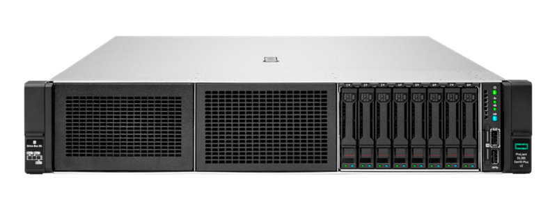 HPE P55284-421 ProLiant DL385 Gen10 Plus v2 7313 3.0GHz 16-core 1P 32GB-R MR416i-a 8SFF 800W PS EU Server