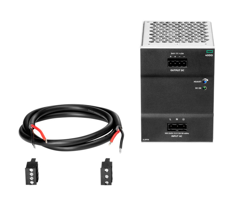 Aruba 4000i POE 54VDC 240W 100-240VAC DIN Power Supply