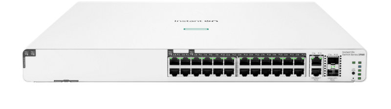 HPE Aruba Networking Instant On 1960 24G 20p Class4 4p Class6 PoE 2XGT 2SFP+ 370W Switch