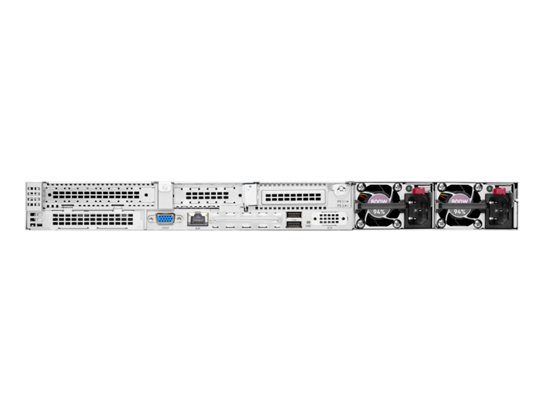 Eight Small Form Factor Drive Bays and 500W Power Supply HPE ProLiant DL325 Gen10 Plus v2 Server with one AMD EPYC 7313P Processor 32 GB Memory HPE Smart Array P408i-a SR Gen10 Controller 