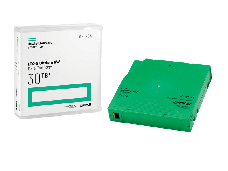 HPE LTO-8 Ultrium 30TB RW 960 Data Cartridge Pallet with Cases