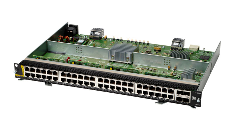 HPE Aruba Networking 6400 48p 1G CL4 PoE 4SFP56 v2 module