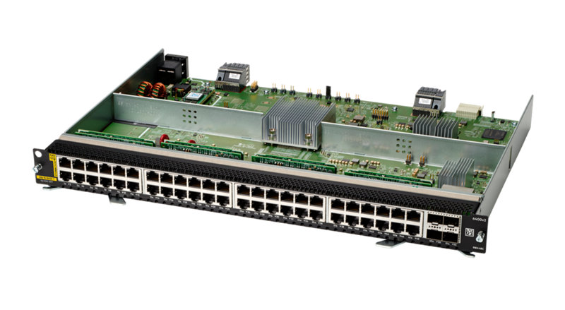 HPE Aruba Networking 6400 48p 1G CL6 PoE 4SFP56 v2 module