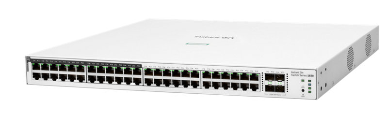 HPE Aruba Networking Instant On 1830 48G 24p Class4 PoE 4SFP 370W Switch