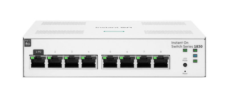 HPE Networking Instant On Switch 8p Gigabit 1830