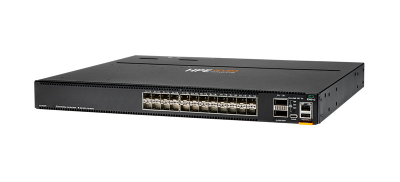 HPE Aruba Networking 8360-24XF2C v2 24p 10G SFP/SFP+ 2p 100G QSFP+/28 Front-to-Back 3 Fans 2 AC Bundle