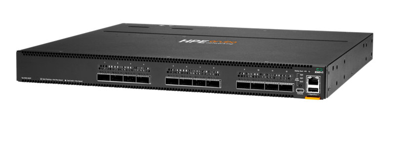 HPE Aruba Networking 8360-12C v2 12-port 100G QSFP+/QSFP28 Front-to-Back 3 Fans 2 AC Bundle