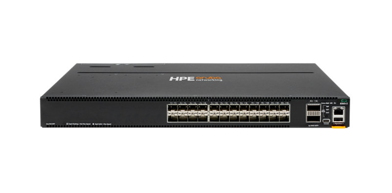 HPE Aruba Networking 8360-24XF2C v2 24p 10G SFP/SFP+ 2p 100G QSFP+/28 Back-to-Front 3 Fans 2 AC Bundle