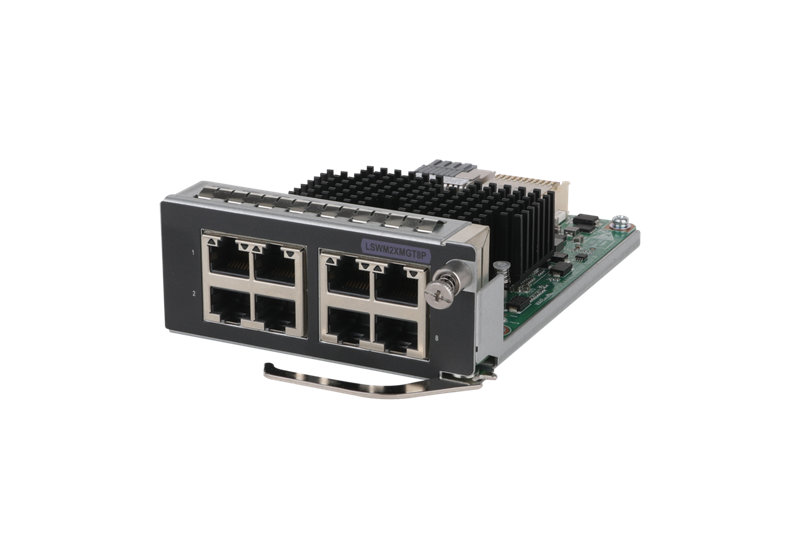 HPE FlexNetwork 5520HI/5600HI 8 Port 1/2.5/5/10GBASE-T Module