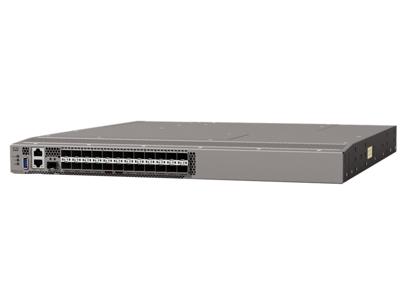 HPE SN6710C 64Gb 24/24 32Gb 短波 SFP+ 光纤通道交换机 Left facing