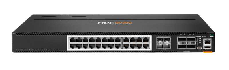 HPE Aruba Networking 8100-24XT4XF4C Switch