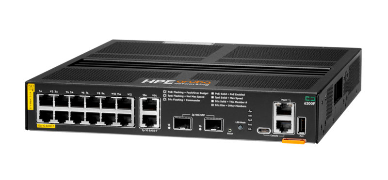 HPE Aruba Networking 6200F 12G CL4 2G/2SFP+ 139W Switch