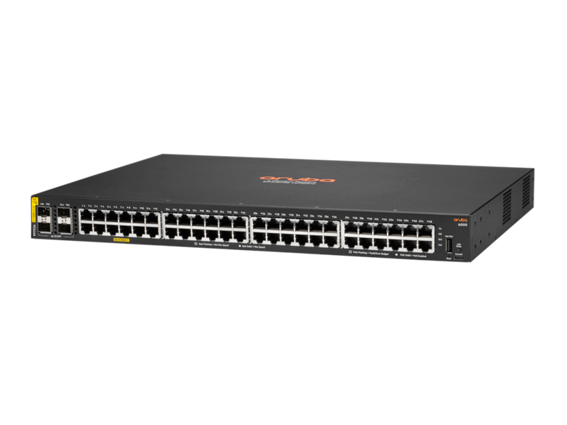 HPE Aruba Networking CX 6000 48G Class4 PoE 4SFP 740Wスイッチ