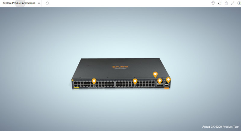 Aruba 6200F 48G Class4 PoE 4SFP+ 740W 交換器| HPE Store Taiwan