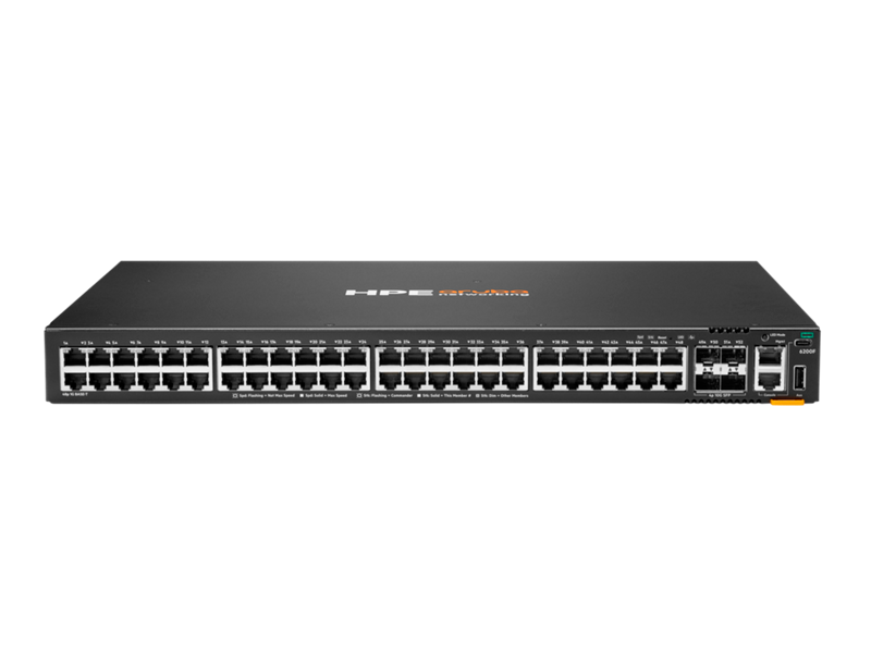 HPE Aruba Networking CX 6200F 48G 4SFP+ Switch