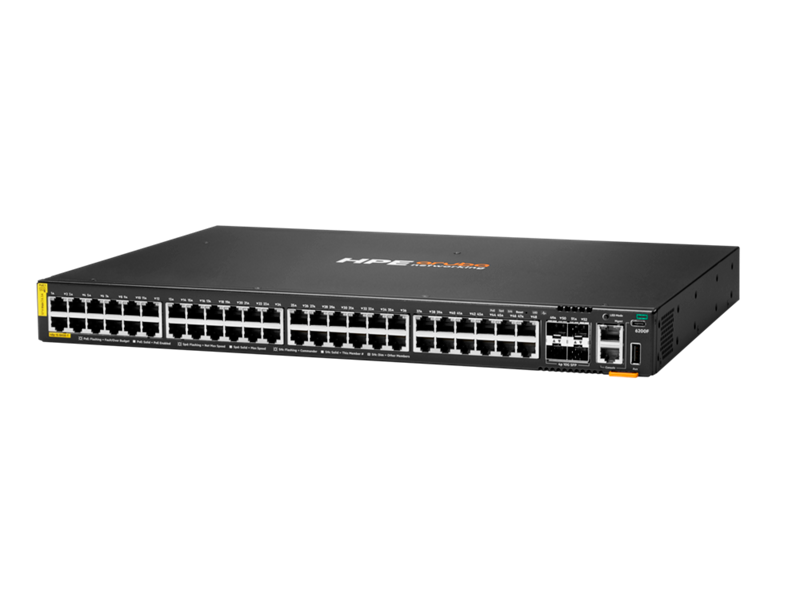 HPE Aruba Networking CX 6200F 48G Class 4 PoE 4SFP+ 740W Switch