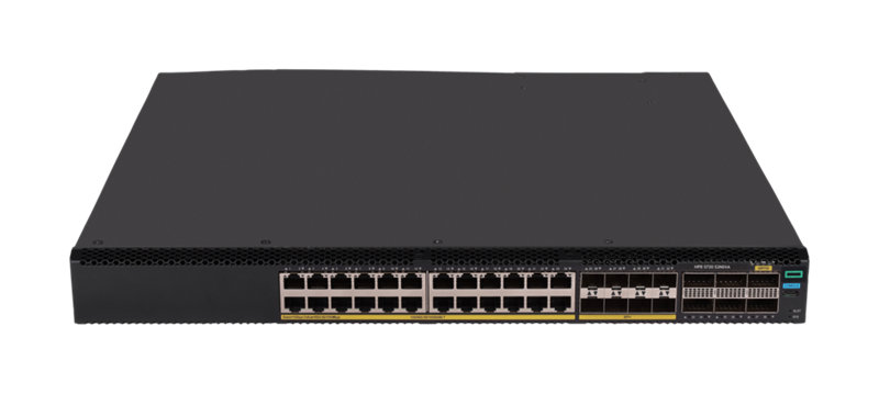 HPE Networking Comware Data Center Switch 24p 10GBASE-T 8p SFP+ 1G/10G 6p QSFP28 100G 5720