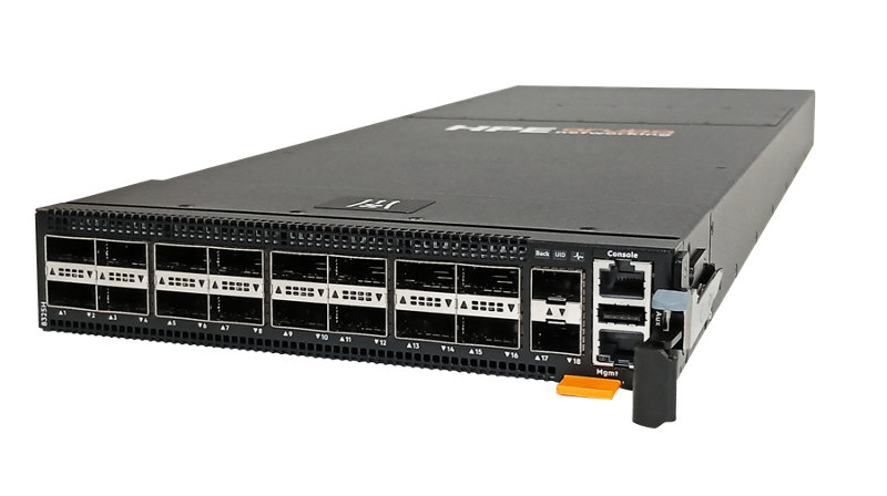 HPE Aruba Networking 8325H 16p QSFP28 40G/100G Front-to-Back 4xFan 2xPSU TAA Switch